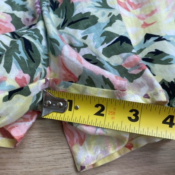Faithful The Brand | Maribelle | Linen Floral Romper Romantic Pastel Spring - Picture 16 of 16